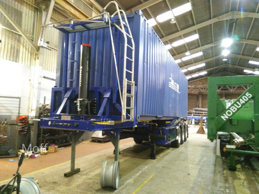 Clayden 20-30ft container tipping chassis