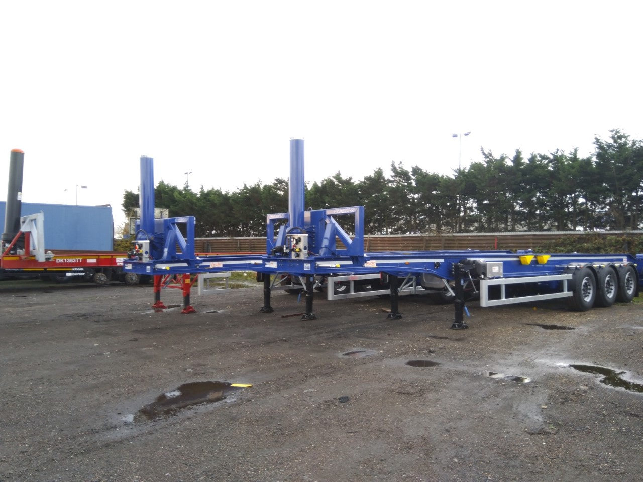 40ft granalu tipping chassis